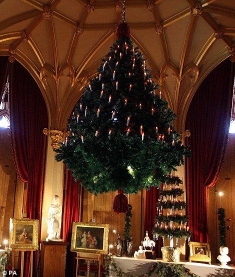 Christmas tree at Windsor Castle